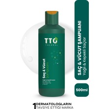 TTO Thermal Saç ve Vücut Şampuanı 500 ml Yeşil – Kepek, Kaşıntı ve Pullanmaya Karşı Çay Ağacı Yağlı Bakım