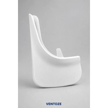 Ventoze Universal 1. Kalite Esnek Kırılmaz 2li Paçalık Seti | Çamurluk Tozluğu Beyaz
