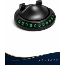 Ventoze 360 Dönebilen Numaratörlü Araç Telefon Tutucu