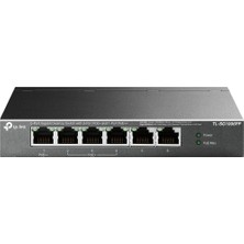 TP-Link Tp-Lınk TL-SG1006PP, 6 Port, Gigabit, 4 Port Poe 64W, Yönetilemez, Metal Kasa, Masaüstü Switch