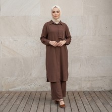 Ellovia Uzun Tunik Pantolon Takım (Tesettüre Uygun)