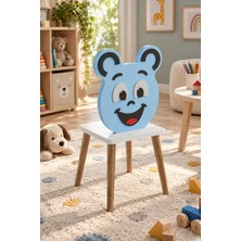 Sulorahome Mavi Happy Face Figürlü Çocuk Sandalyesi