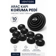 Ventoze Araba Kapı ve Bagaj Sesi Önleyici Silikon 10'lu Set