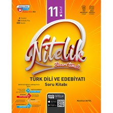 Nitelik Yayınları 11. Sınıf Türk Dili ve Edebiyatı Beceri ve Temelli Soru Kitabı