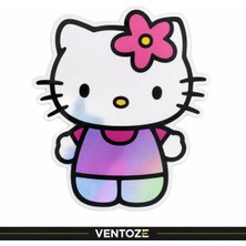 Ventoze Hologram Araba Sticker Suya Dayanıklı Oto Cam Kaporta Aynası Etiketi 10X10 cm 10X10 cm
