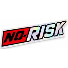 Ventoze No-Risk Tasarım Hologram Araba Oto Cam Kaporta Aynası Sticker Etiketi Jdm Tuning Şerit