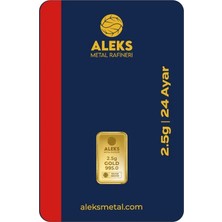 Aleks Metal Rafineri AgaKulche 2,5 gr 995 24 Ayar AMR Külçe Altın