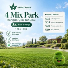 Çimag 4 Mix Park Karışım Çim Tohumu Karışımı - 10 Kilo