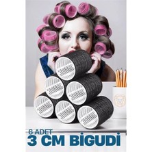 Pileli Store 3 cm Bigudi 6 Li Paket
