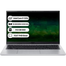 ACER Aspire Go NX.JRREY.001 Intel Core 5 120U 16GB 512GB W11H 15.6" FHD Taşınabilir Bilgisayar