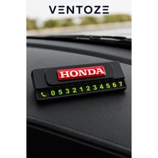 Ventoze Honda Logolu Numaratör Geçici Park Telefon