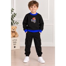 Alasat Erkek Çocuk Ayıcık Baskılı 3 Ip Sweatshirt