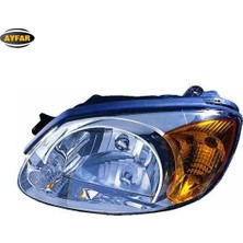 Far Sinyal Sol Accent 01/03 Elektrikli H4 Sarı Ayfar 9210125510