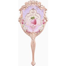 Flower Knows Strawberry Rococo Wisteria Purple Rokoko Desenli El Aynası