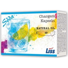 Liss Soda Sifon Kartuşu 10'lu (Co2-10)
