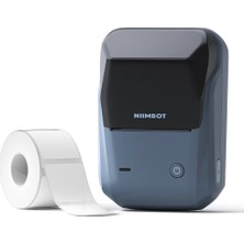 Niimbot Nıımbot B1, Taşınabilir, Mürekkepsiz, Termal Etiket Yazıcı (Bluetooth, Usb) Uzay Mavisi
