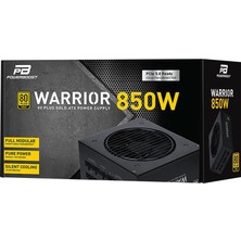 Powerboost 850W 80+ Gold Warrıor BST-ATX0850GF1 Pcıe 5.0 Tam Modüler Power Supply