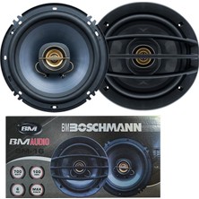 Boschmann Bm-16 Turbo Oto Koaksiyel Hoparlör 16CM 700 Watt 100W Rms Tweeterli 2 Adet