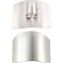 Sepetopia 2li Metal Parmak Koruyucu Hızlı ve Güvenli Kesme Paslanmaz Çelik Koruyucu Aparat