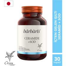 Barbaris Ceramide + SOD- 30 Kapsül - 40 mg Seramid İçeren Takviye Edici Gıda, (Japonya Patentli Pirinç Seramidi)