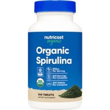 Nutricost Spirulina Tablets (Organic) (500 Mg) (240 Tablets)