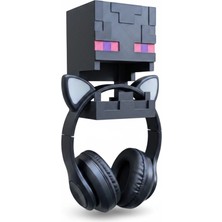 Magicland Minecraft Temalı Duvara Monte Kulaklık Standı - Dekoratif Kulaklık Askısı
