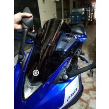 Yzf R 25 Ön Siperlik Camı Füme Renk Biadil Marka 2014/2017 Uyumlu Yamaha Moto Eay