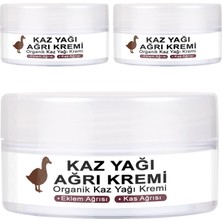 Tiklad Kaz Yağı Masaj Kremi 50 ml 3 Adet – Eklemkas ve Belağrıları Için Bamya Tohumu, Apitoksin(Arızehiri) Boswellia ve Kolajen Formüllü