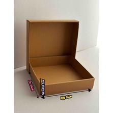 Rass E-Ticaret Karton Kutusu 24*24*5cm 10 Adet Kraft Hediyelik Eşya Kutusu