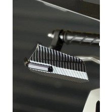 Manet Rüzgarlığı (Nmax Xmax Tmax Pcx R25 MT25 NK250 Uyumlu) Karbon Desen Siyah El Koruma ve