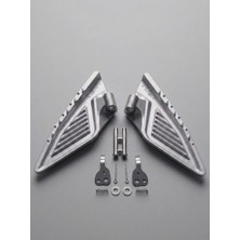 Pcx 125 Alüminyum Cnc Kesim Yolcu Ayak Basamak Seti (2021-2026) Honda Moto Eay
