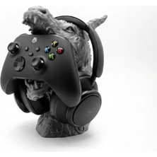 Magicland Ejderha Tasarım Kulaklık ve Kol Standı - Xbox Uyumlu Gamepad ve Kulaklık Tutucu