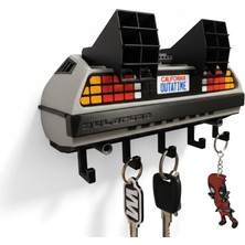 Magicland Delorean Tasarım Anahtarlık Askısı - Duvara Monte Dekoratif Anahtarlık