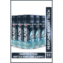 Blade Mountain Fresh Erkek Alüminyumsuz Deodorant 5X150 ml Hızlı Kurur, Leke Bırakmaz