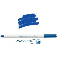 Edding E-4600 T-Shirt Kalemi Mavi Adet