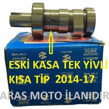 Pulsar Ns 200 ,rs 200 Eksantrik Mili Tek Yivli Kam Mili Euro 3 Orjinal 2014-2017 Bajaj Moto Eay