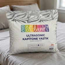 Çantalı Mikro Kapitone Silikon Yastık Mikrofiber Antialerjik - 800 Gram - Days In Colours Ultrasonik Kapitone Yastık
