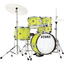 Tama LJK56H5-FYM Club-Jam Fluorescent Yellow Mist 5 Parça (16B/8T/10T/12F/12S) Sınırlı Üretim Akustik Davul Seti