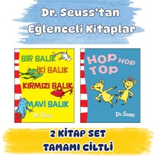 Belirtilmemiş Dr Seuss Kitapları Bir Balık Iki Balık Kırmızı Balık Mavi Balık + Hop Hop Top Okul Öncesi Çocuklar Için Eğlenceli Kitaplar Ciltli