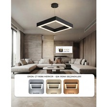 Aygün Elektrik CT9086 Merkür 54W Üç Renkli Modern LED Sarkıt Avize