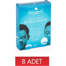 Rituel De Beaute Burun Nefes Bandı 8 Adet İlaçsız ve Ağrısız Nefes Alma Yardımı