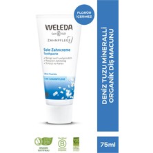 Weleda Bitkisel Diş Macunu 75 ml – Deniz Tuzu ve Mineralli, SLS’siz, Ferah Nane Aromalı Doğal Formül