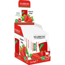 Mahbuba Çilek Aromalı Soğuk Toz İçecek 24x9gr