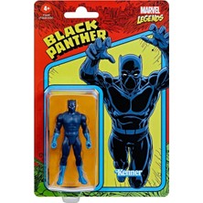 Hasbro Marvel Legends Retro Kenner Collection Black Panther 9cm Aksiyon Figürü Marvel Temalı