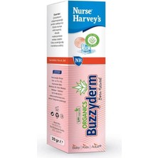 Nurse Harvey's Organics Buzzyderm Serinletici Vücut Jeli 20 gr Bebek ve Yetişkin Kullanımı İçin