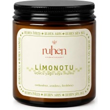 Ruhen Aromatherapy Limonotu Soyalı Mum