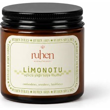 Ruhen Aromatherapy Limonotu Soyalı Mum