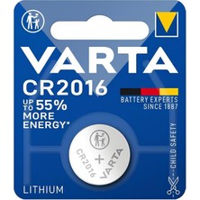 Varta Tek Kullanımlık CR2016 3V Lityum Pil 1 Adet Yüksek Performanslı Uzun Ömürlü