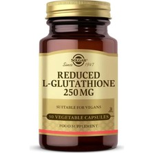 Solgar Reduced L-Glutathione 250 Mg 30 Kapsül Vegan İçerik ile Besin Takviyesi