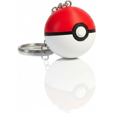 Magicland Pokeball Tasarım Dekoratif Anahtarlık - Pokemon Temalı Çanta Aksesuarı